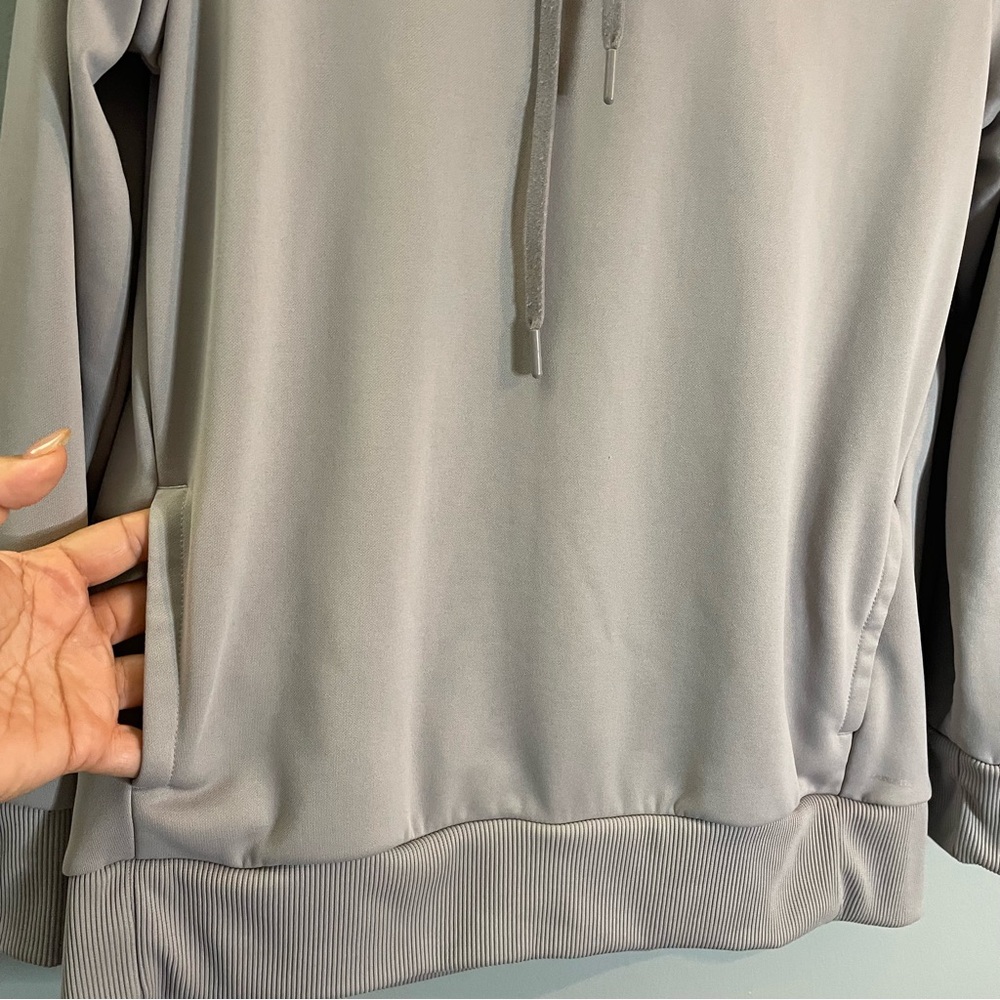 MONDETTA Women's Sweater Pocketed Hoodie Gray SZ/SM - Picture 4 of 11